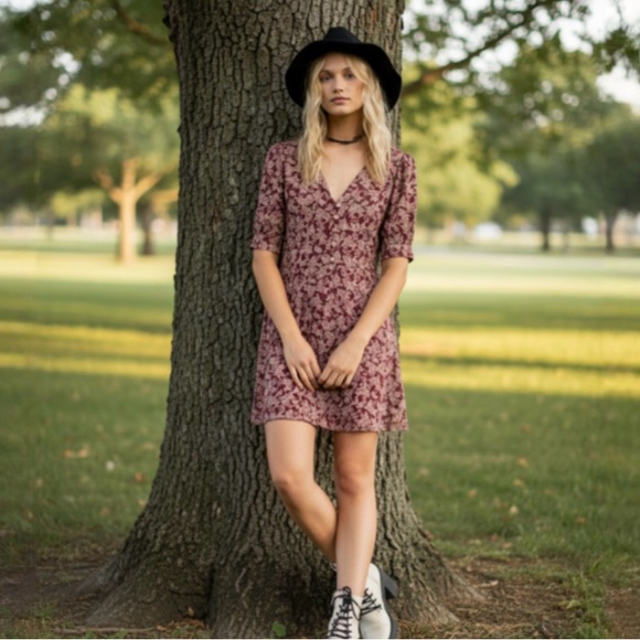 Dresses & Skirts - Free People Provence Floral Mini Dress